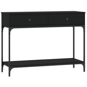 vidaXL Konzolna mizica sonoma hrast 75x34,5x75 cm inženirski les