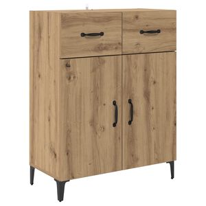 vidaXL Strani &scaron;al Umetni hrast 69,5 x 34 x 90 cm Inženirski les