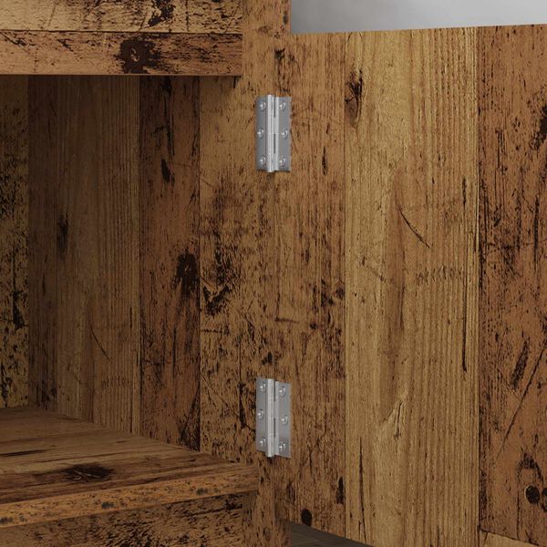 vidaXL Tečaj 2 pcs srebrna 50 x 38 x 1,3 mm Jeklo