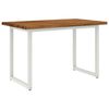 vidaXL Kvadratna jedilna miza 120 x 70 x 75 cm Masiven les akacije