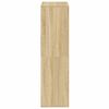 vidaXL Knjižna omara sonoma hrast 66x31x112 cm inženirski les