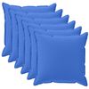 vidaXL Prevleka za blazino 6 kos HOUTEN Kraljevo modra 30 x 30 cm