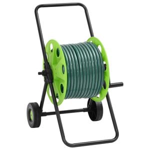 vidaXL Voziček s kolutom za cev s 30 m cevi PVC