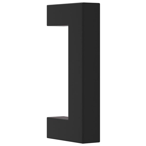 vidaXL Ročaji za omarico 20 kosov črni 64 mm nerjaveče jeklo