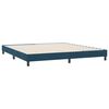 vidaXL posteljni okvir brez vzmetnice temno modra 180x220 cm žamet