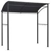vidaXL Paviljon za žar 215x150x220 cm antraciten iz jekla