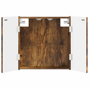 vidaXL Omara za tarče ARNHEM Dimljen hrast 52,5 x 10,5 x 53,5 cm