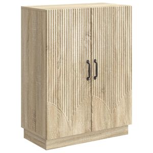 vidaXL Strani &scaron;al Sonoma hrast 66 x 34,5 x 87 cm Inženirski les