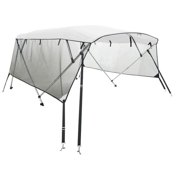 vidaXL Bimini tenda s 4 loki in stranicami 243x(230-244)x137 cm