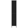 vidaXL Knjižna omara črna 80x31x169 cm inženirski les