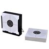 vidaXL Kvadratni lovilec diabol + 100 papirnatih tarč 14 cm