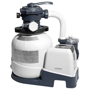 INTEX Krystal Clear peskovni filter s WiFi Bela in črna 13.83 PE in PP