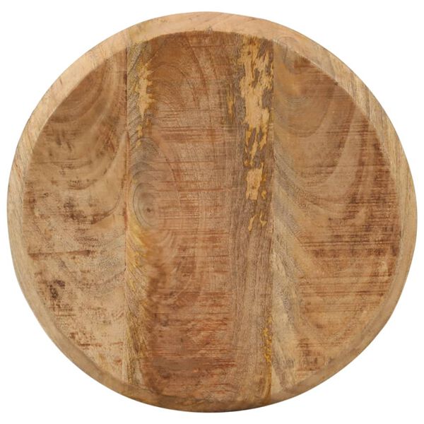 vidaXL Barski stolček 2 kosa trden mangov les