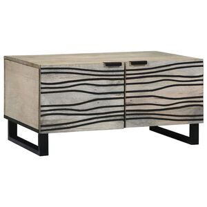 vidaXL Klubska miza Bela 80 x 50 x 40 cm Inženirski les