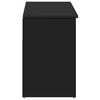 vidaXL Lavica za čevlje črna 102x30,5x45 cm iz inženirskega lesa