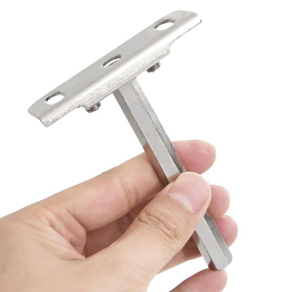 vidaXL Plavajoči nosilci za police 12 kosov &Oslash;12x100 mm ogljikovo jeklo