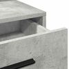 vidaXL Toaletna mizica Betonsko siva 79 x 41 x 135 cm Konstruiran les