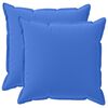 vidaXL Prevleka za blazino 2 kos HOUTEN Kraljevo modra 65 x 65 cm