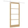 vidaXL Drsna vrata ORKDAL Naravna 93 x 202 cm