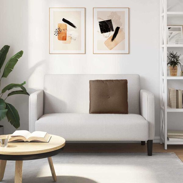 vidaXL Poglavni vzglavnik Rjava 50 x 19 x 45 cm blago