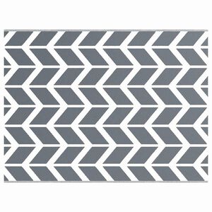 vidaXL Zunanji preproga ARAKIL Siva 300 x 400 cm PP