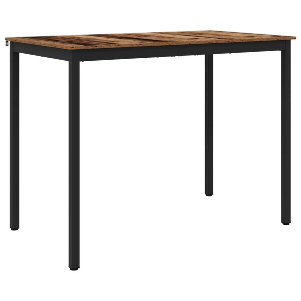 vidaXL Stoječ miza za bar Konstruiran les