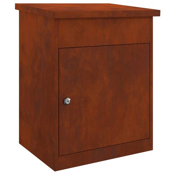 vidaXL &Scaron;katla za dostavo s shranjevanjem Rjav 47,5 x 38 x 59 cm