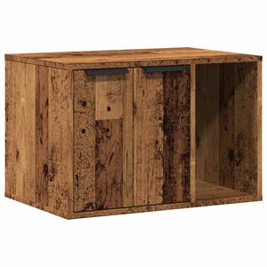 vidaXL Omara za mačje strani&scaron;če starinski les 60x40x40 cm inž. les