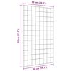 vidaXL Komplet ograje za ribnik 8 pcs Zelena 50 x 80 cm Jeklo