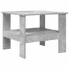 vidaXL Klubska miza Betonsko siva 57 x 55 x 45 cm Inženirski les