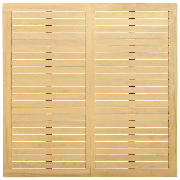 vidaXL Vrtna klubska mizica 110x110x45 cm trden akacijev les