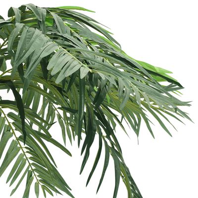 vidaXL Umetna palma datljevec z loncem 305 cm zelena