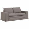 vidaXL Kavč 2 pcs Taupe 182 x 80 x 82 cm blago
