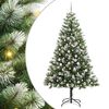 vidaXL Umjetno božično drevo s snežno oblogo 300 LED Toplo bela