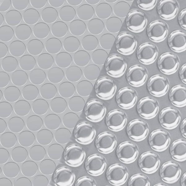 vidaXL Pravokotno pokrivalo za bazen 1000x600 cm PE srebrno