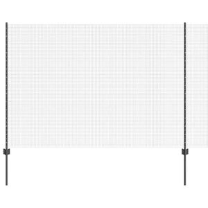 vidaXL Varjen žični ograjo s stebri 25 x 1,6 m Jeklo s PVC premazom