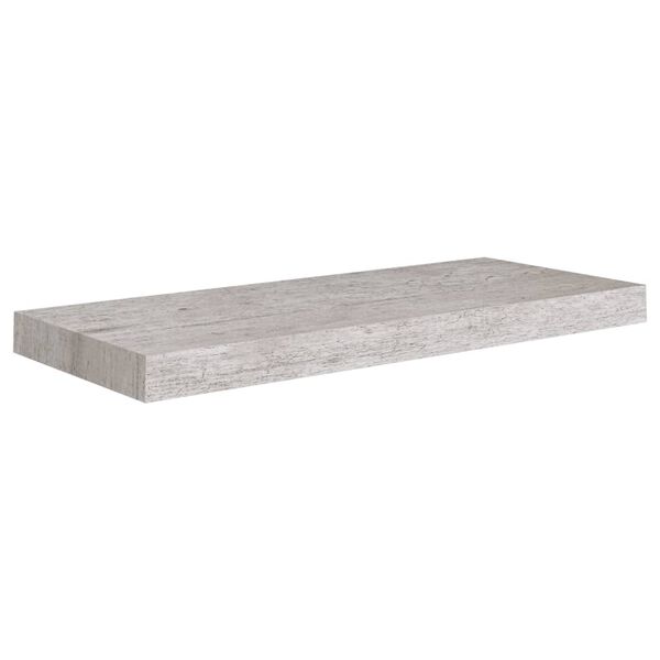 vidaXL Stenske police 4 kosi betonsko sive 60x23,5x3,8 cm MDF