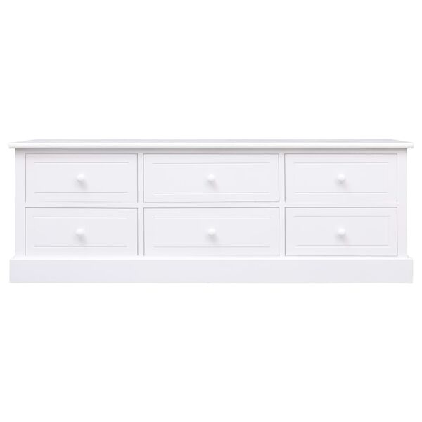 vidaXL Klop za hodnik bela 115x30x40 cm lesena