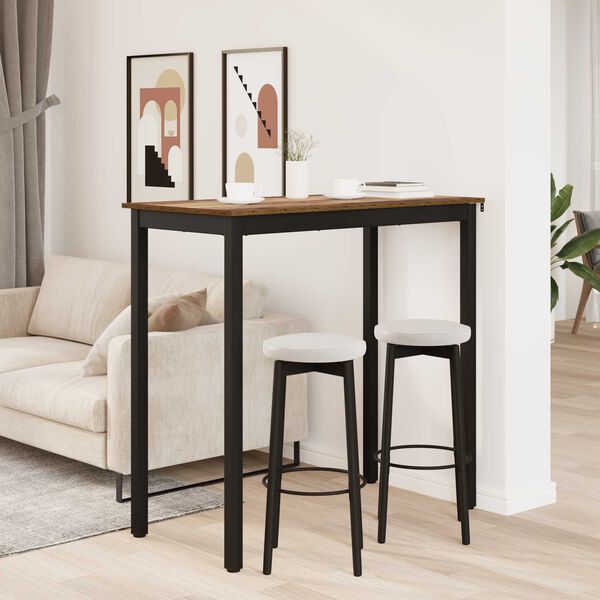 vidaXL Jedilne mize Konstruiran les