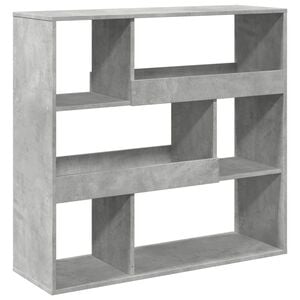 vidaXL Pregrada za prostor betonsko siva 100x33x94,5 cm inženirski les