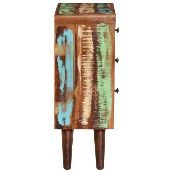 vidaXL Komoda 55x30x80 cm trden predelan les