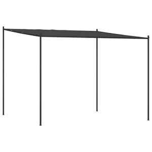 vidaXL Paviljon antracit 3x3 m 180 g/m&sup2; blago in jeklo
