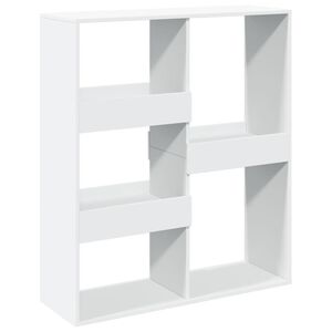 vidaXL Knjižna omara/pregrada bela 100x33x115 cm