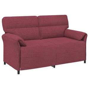 vidaXL Kavč 100% poliester kovinska konstrukcija MDF, Vezani les