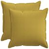 vidaXL Blazina 2 kos HOUTEN Svetlo zelena 55 x 55 cm Lažni lanu