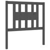 vidaXL Vzglavna sivo 106x4x100 cm trdna borovina