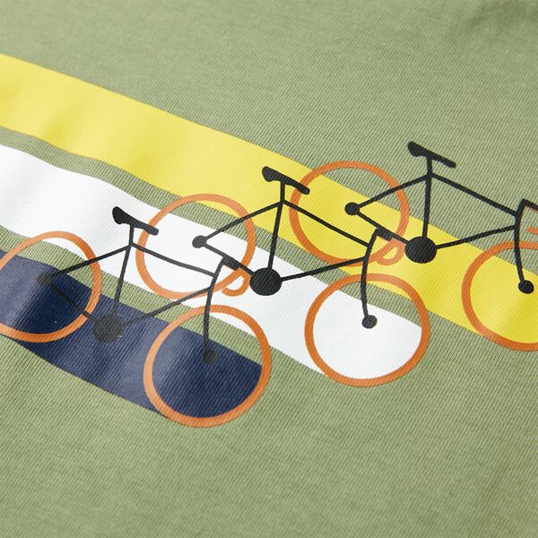 Otro&scaron;ka majica s kratkimi rokavi svetlo kaki 104