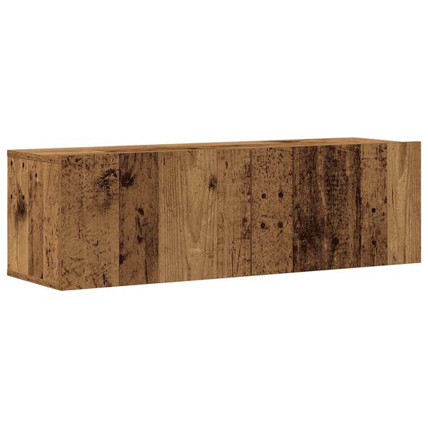 vidaXL TV omara 3-delna stenski stari lesni inženirski les