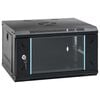 vidaXL Omara za omrežje s shranjevanjem Black 530 x 400 x 300 mm Jeklo