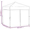 vidaXL Zložljiv vrtni šotor s stranicami bel 2x2 m